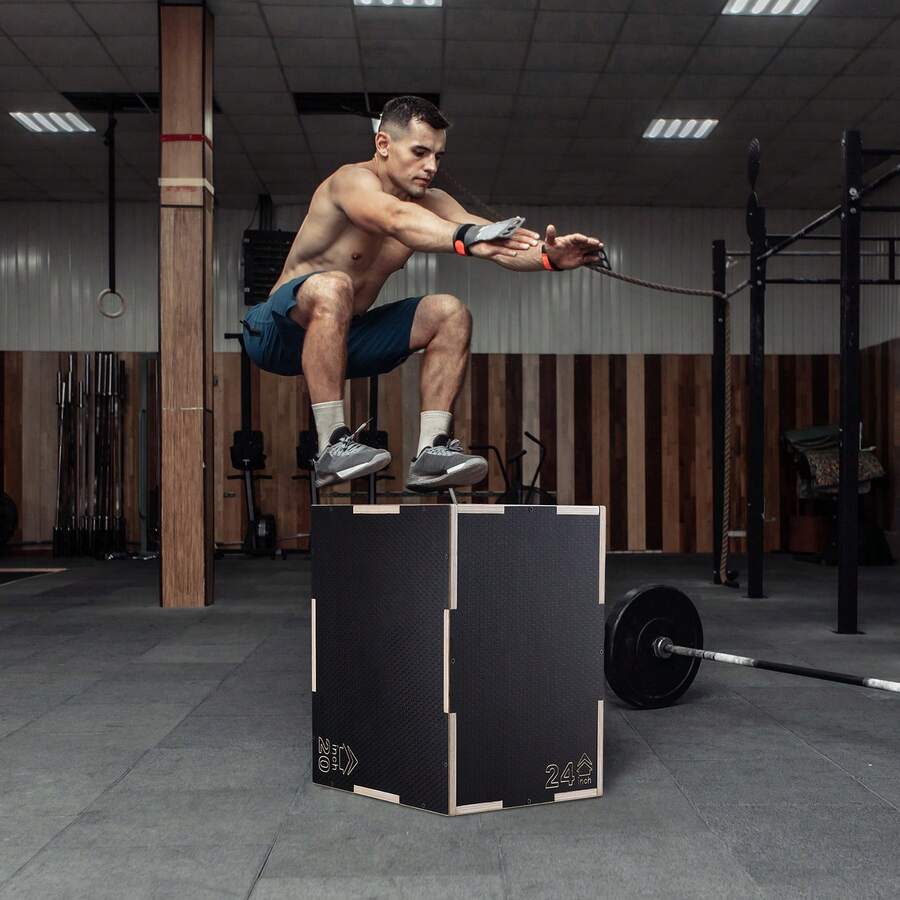 Box Jump Plyo - 3'ü 1 Arada Plyometrik Zıplama Kutusu,