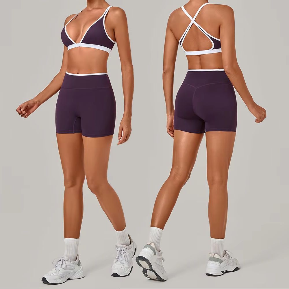 Crossfit Equipment - Kadın 2 Parça Yoga Seti Derin