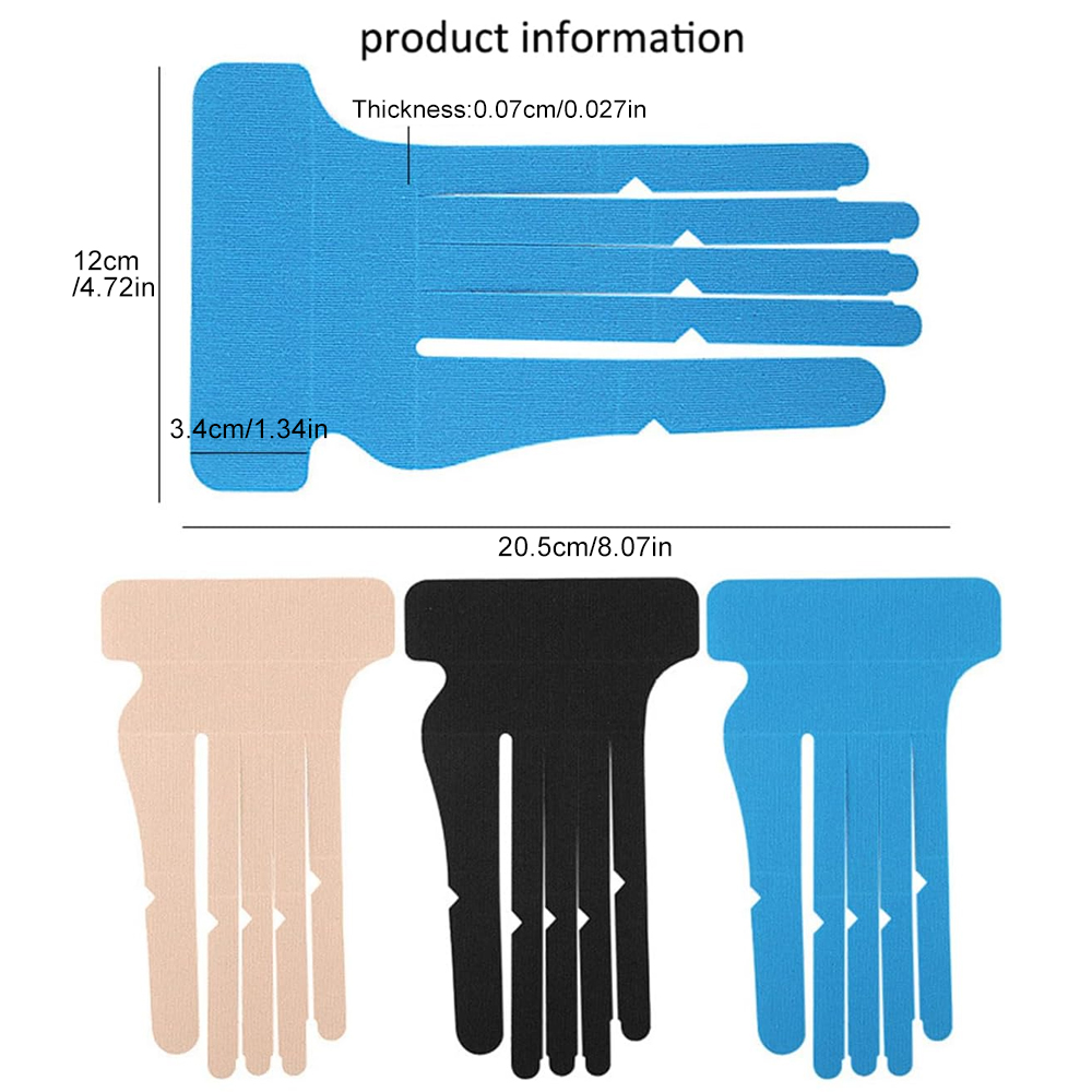 5 Adet Önceden Kesilmiş Kinesi - Finger Tape Athletic incelemesi ve fiyatı
